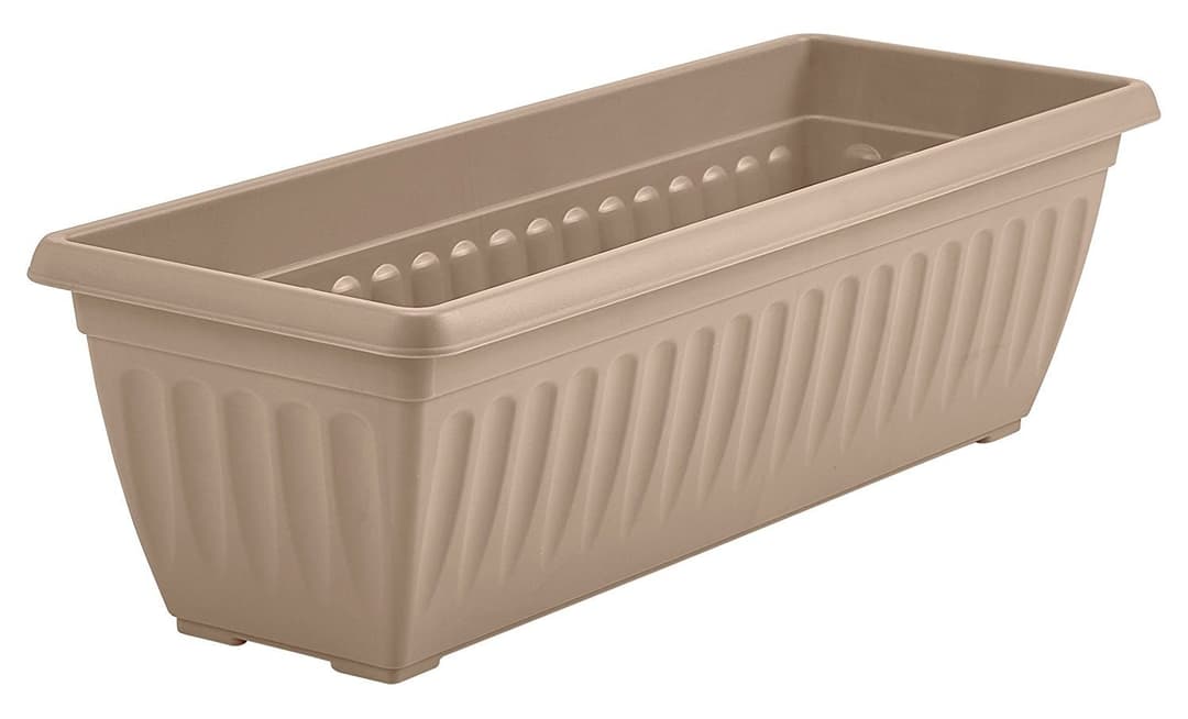 Whitefurze G07024TP Athens Planters - Taupe - Image 1