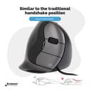 Evoluent VerticalMouse D VMDS Wired Mouse - Black / Silver thumbnail 2