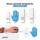 Evoluent VerticalMouse D VMDS Wired Mouse - Black / Silver thumbnail 6