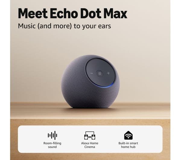 Amazon Echo Dot Max Smart Speaker Graphite - Image 2