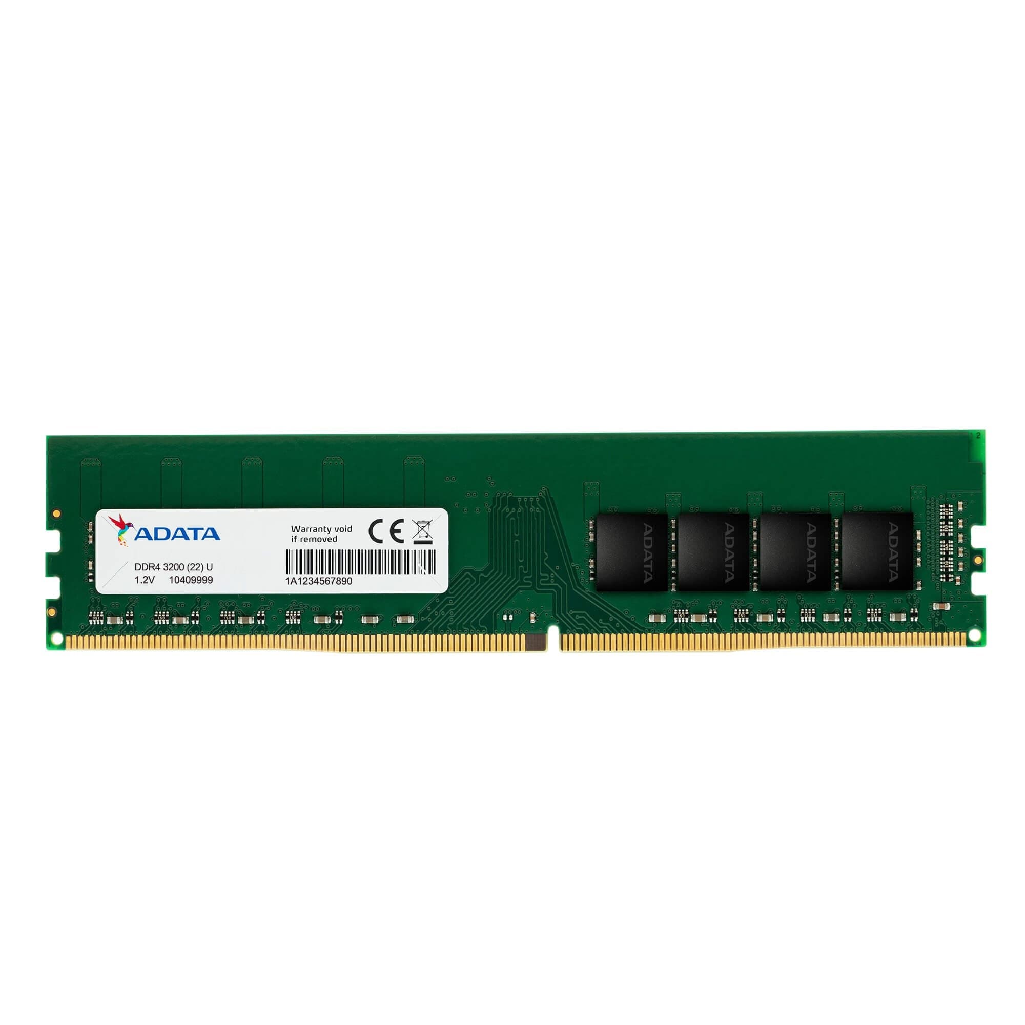 ADATA Premier AD4U320032G22-SGN memory module 32 GB 1 x 32 GB DDR4 3200 MHz CL22 288-pin DIMM