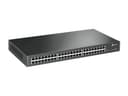 TP-Link TL-SG1048 network switch Unmanaged Gigabit Ethernet (10/100/1000) 1U Black thumbnail 2
