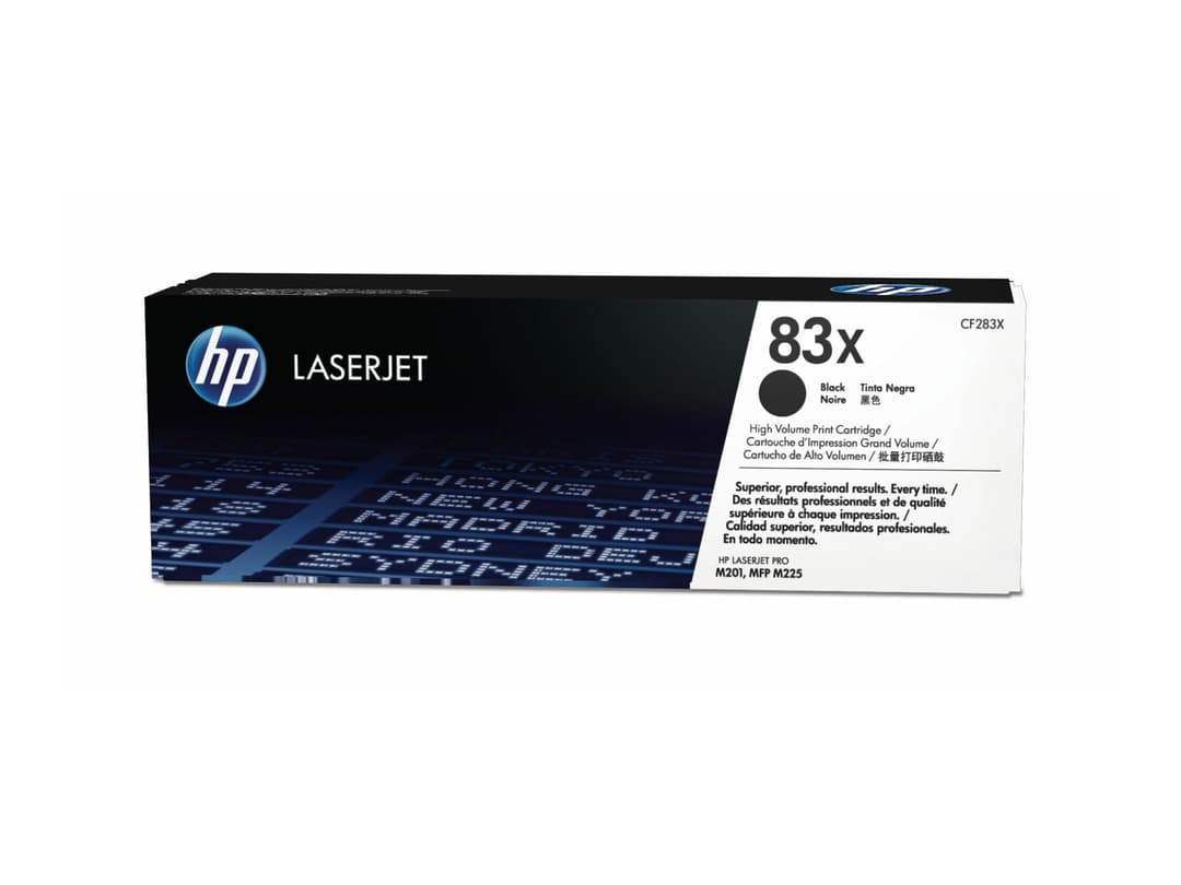 HP 83X CF283X Original HP High Yield LaserJet Toner Cartridge - Black - Image 1