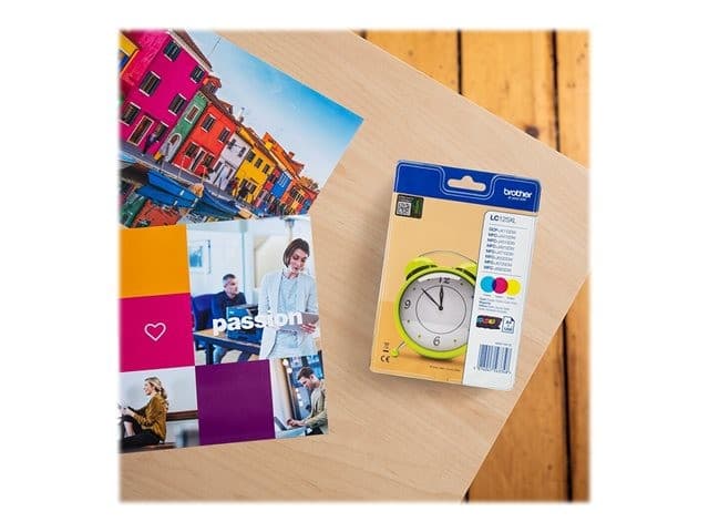 Brother LC125XL Rainbow Pack - high capacity - yellow, cyan, magenta - original - ink cartridge - Image 5