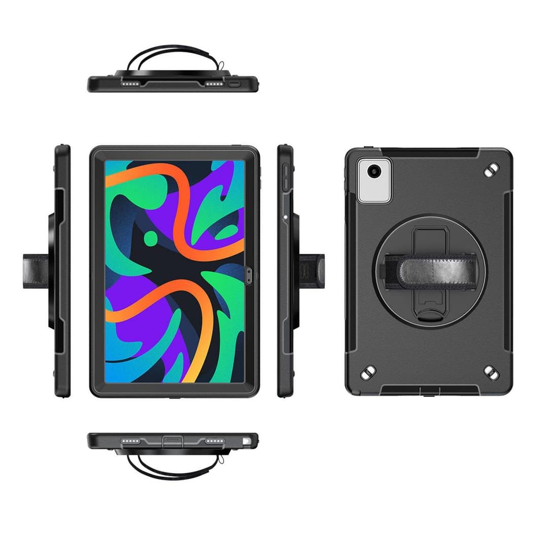 eSTUFF OHIO Defender Case for Lenovo Tab K11/M11/Idea Tab - Black (ES68103005-BULK) - Image 1