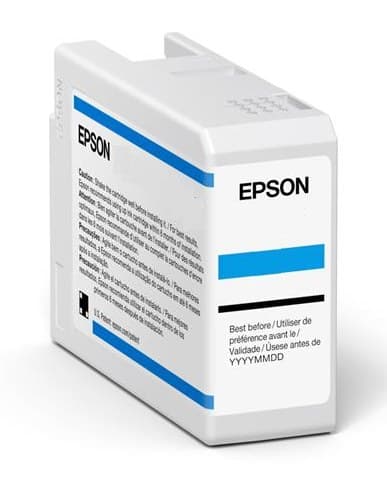 Epson T47A UltraChrome Pro 10 Original Ink Cartridge 50ml for SureColor SC-P900 - Light Cyan - Image 1