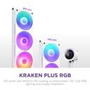 NZXT Kraken Plus 360mm ARGB  Intel/AMD AIO CPU Liquid Cooler w/ 1.54" LCD - White thumbnail 4