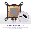 NZXT Kraken Plus 360mm ARGB  Intel/AMD AIO CPU Liquid Cooler w/ 1.54" LCD - White thumbnail 7