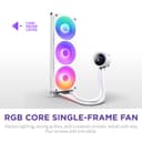 NZXT Kraken Plus 360mm ARGB  Intel/AMD AIO CPU Liquid Cooler w/ 1.54" LCD - White thumbnail 9
