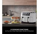 Ninja Foodi MAX Dual Zone AF400UK 9.5L 2-Drawer Air Fryer 2470W - White thumbnail 5