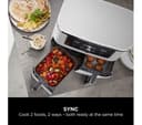 Ninja Foodi MAX Dual Zone AF400UK 9.5L 2-Drawer Air Fryer 2470W - White thumbnail 6