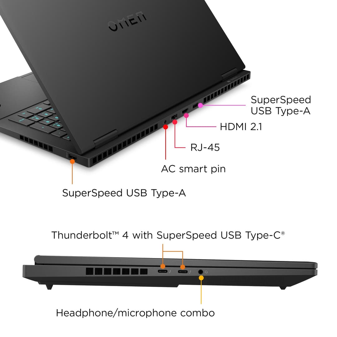 Omen by HP 16-wf1005na Intel Core i5-14500HX 16GB RAM 512GB SSD RTX 4050 16.1" Full HD IPS 165 Hz Windows 11 Home Gaming Laptop - Image 5