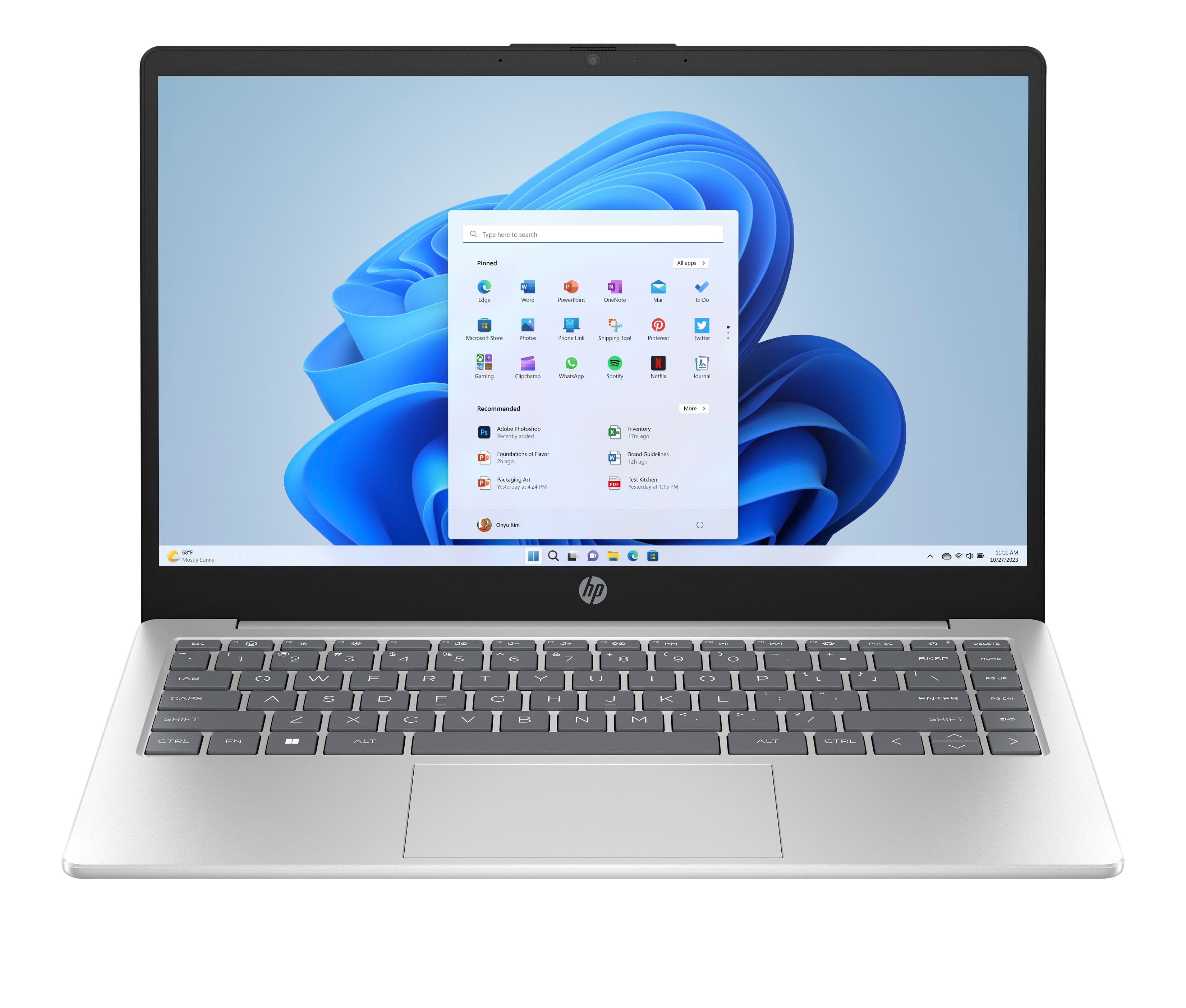HP 14-ep0532sa Intel® Core™ i7 i7-1355U Laptop 35.6 cm (14") Full HD 8 GB DDR4-SDRAM 512 GB SSD Wi-Fi 6 (802.11ax) Windows 11 Home Silver