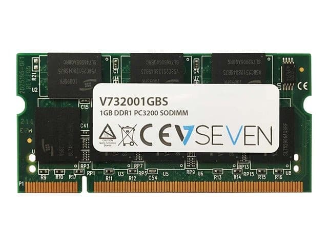 V7 - DDR - module - 1 GB - SO-DIMM 200-pin - 400 MHz / PC3200 - unbuffered - Image 1