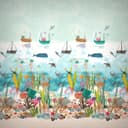 Harlequin Kids Above and Below Marine Life Wallpaper thumbnail 1