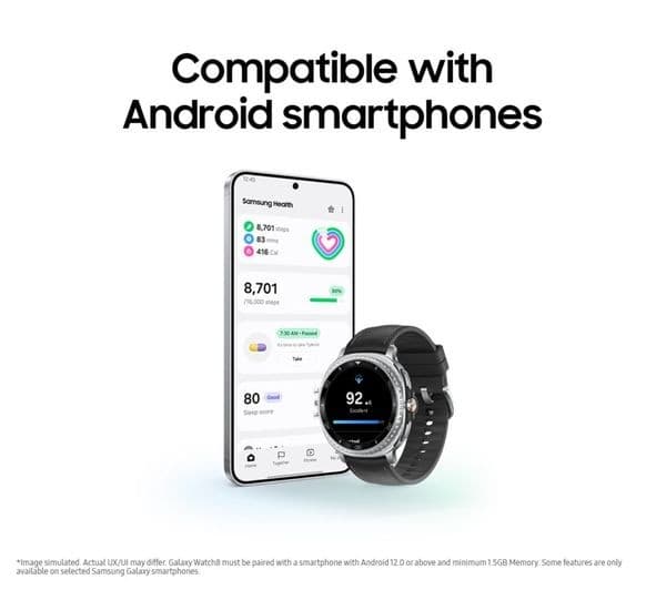 Samsung Galaxy Watch8 Classic Smartwatch 46mm Black - Image 7