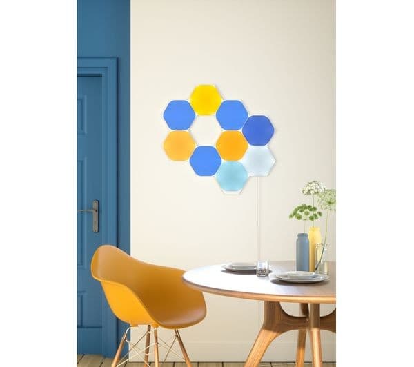 Nanoleaf Shapes Hexagons Smart Light Panels Starter Kit - 9 Panels - Image 4