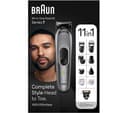 BRAUN 11-in-1 MGK7440 Wet & Dry All-in-one Trimmer Kit - Grey thumbnail 1