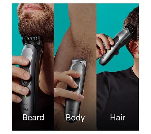 BRAUN 11-in-1 MGK7440 Wet & Dry All-in-one Trimmer Kit - Grey - Image 6