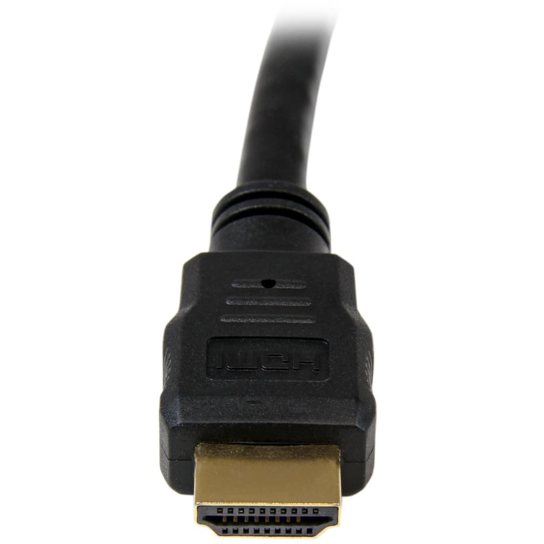 StarTech.com 5m (16.4ft) HDMI Cable - 4K High Speed HDMI Cable with Ethernet - UHD 4K 30Hz Video - HDMI 1.4 Cable - Ultra HD HDMI Monitors, Projectors, TVs & Displays - Black HDMI Cord - M/M - Image 3