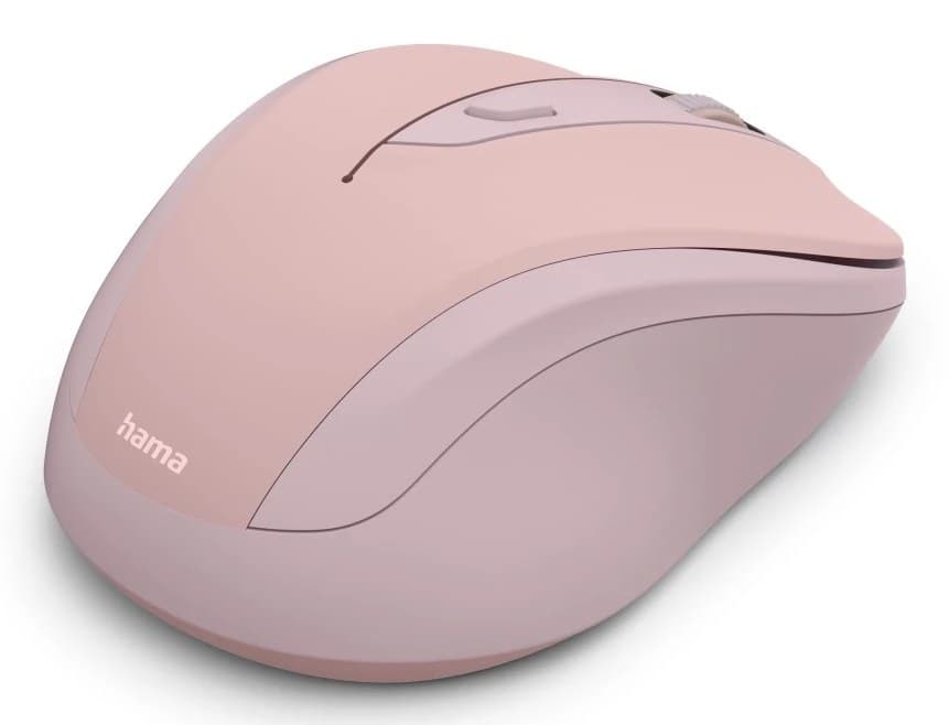Hama WM-400 Office Mouse, Right-hand, RF Wireless, Optical, 1600 DPI - Pink - Image 4