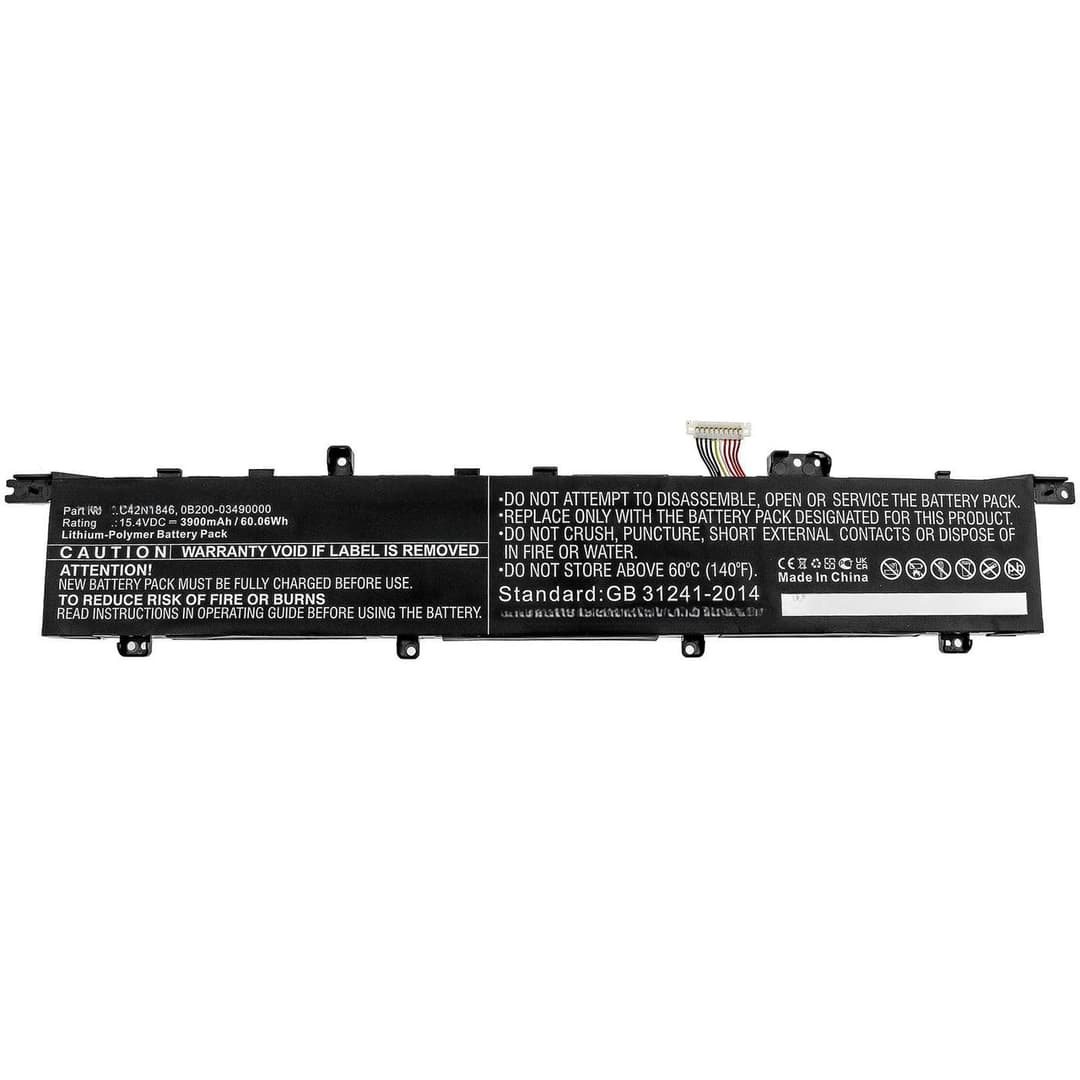 CoreParts Laptop Battery for Asus ZenBook Pro Duo UX581 / UX581GV, 60.06Wh Li-Polymer 15.4V 3900mAh (MBXAS-BA0291) - Image 1