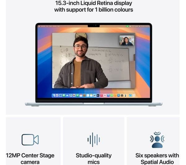 Apple MacBook Air 15" M4 16GB 512GB Sky Blue - Image 9