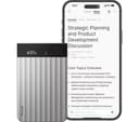 PLAUD Note Pro AI Voice Recorder with Case - 64 GB, Silver thumbnail 9