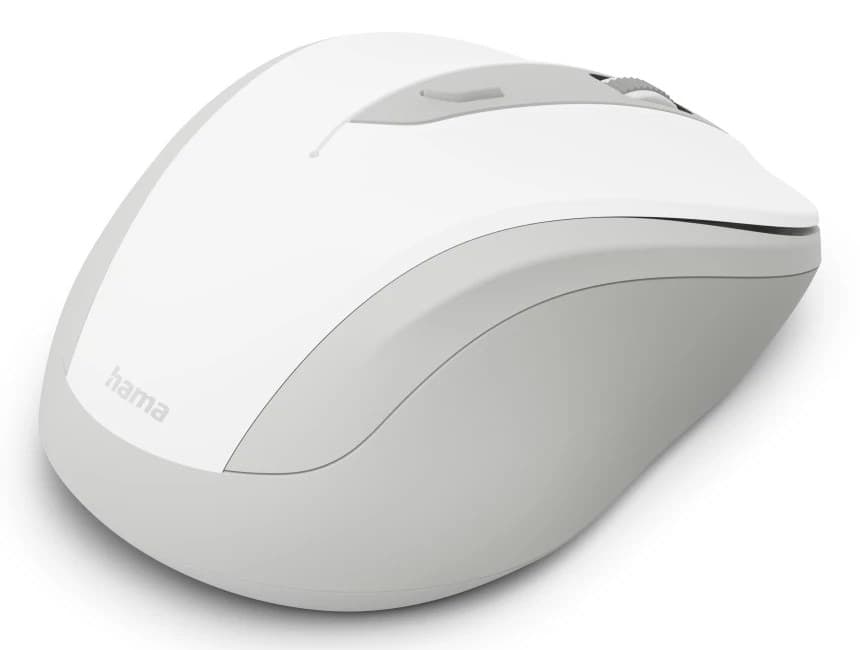 Hama WM-400 Office Mouse, Right-hand, RF Wireless, Optical, 1600 DPI - White - Image 4