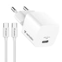 Verbatim Mini GaN Charger 20W Bundle with USB-C cable thumbnail 1