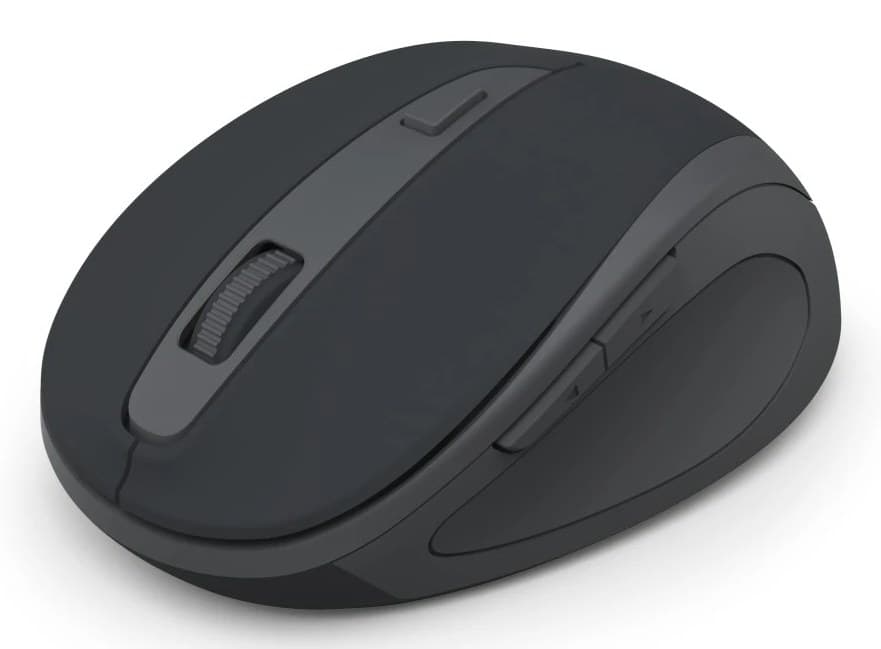 Hama WM-400 Office Mouse, Right-hand, RF Wireless, Optical, 1600 DPI - Black - Image 2