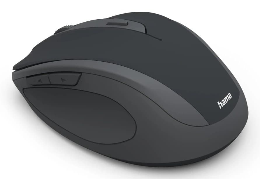 Hama WM-400 Office Mouse, Right-hand, RF Wireless, Optical, 1600 DPI - Black - Image 3