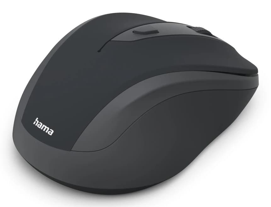 Hama WM-400 Office Mouse, Right-hand, RF Wireless, Optical, 1600 DPI - Black - Image 4