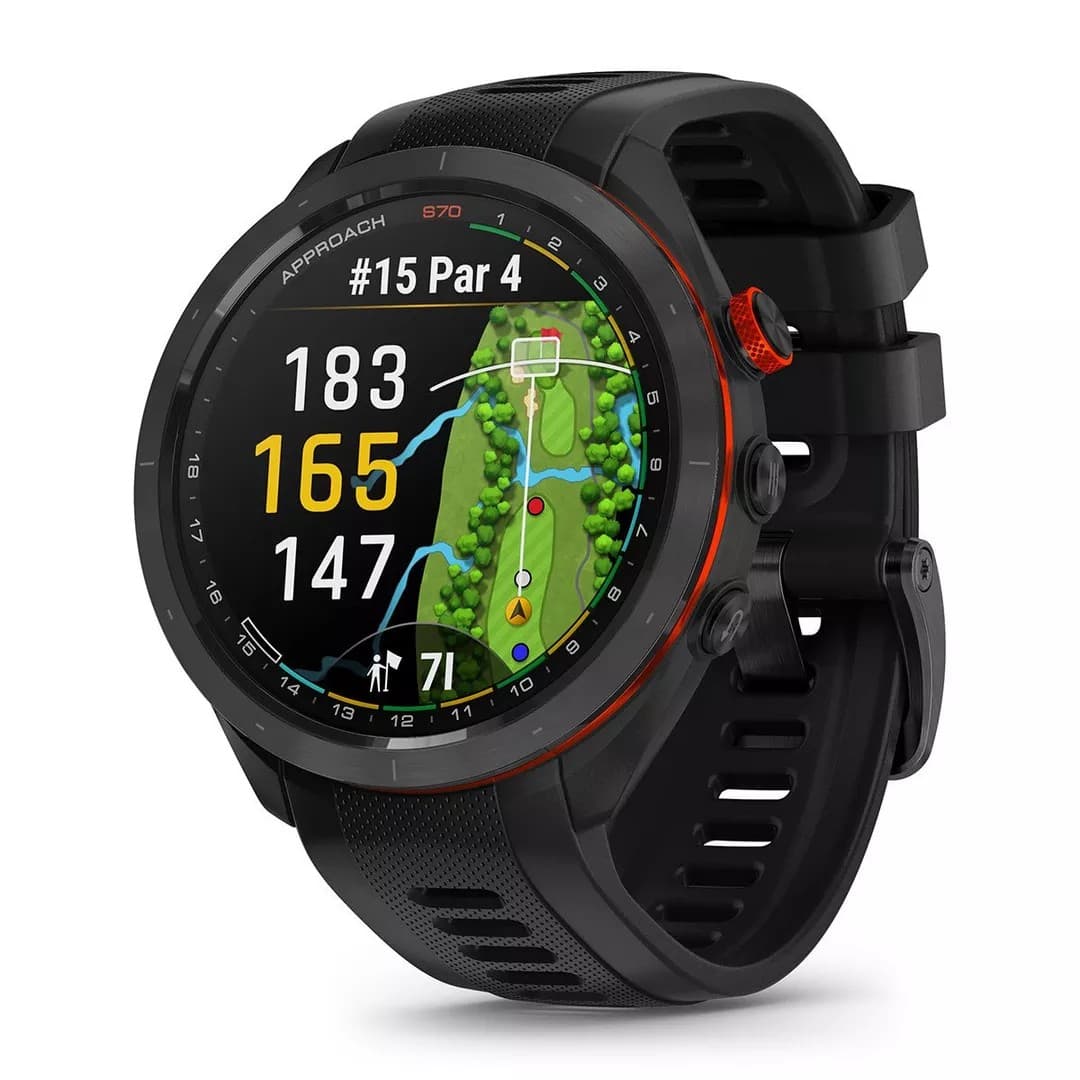Garmin Approach S70 47mm GPS Golf Smartwatch - Black