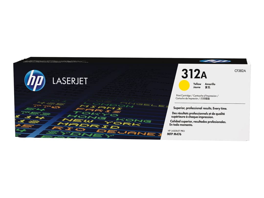 HP 312A CF382A Original HP LaserJet Toner Cartridge - Yellow - Image 1