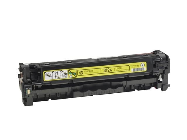 HP 312A CF382A Original HP LaserJet Toner Cartridge - Yellow - Image 3