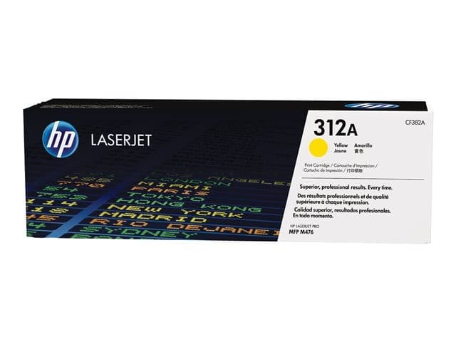 HP 312A CF382A Original HP LaserJet Toner Cartridge - Yellow - Image 5