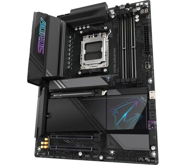 GIGABYTE X870E AORUS PRO AM5 ATX DDR5 Wi-Fi 7 Motherboard - Black - Image 2