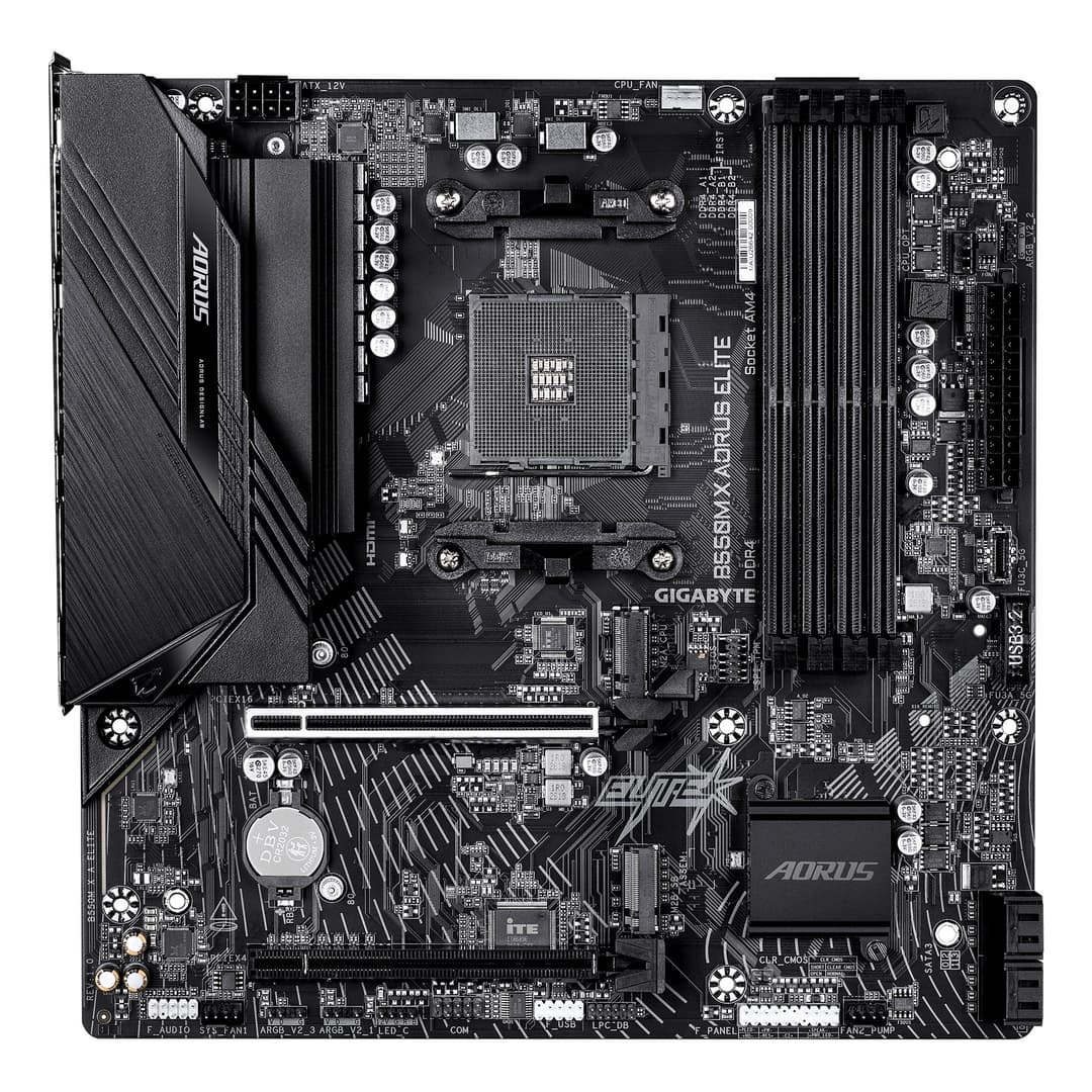 GIGABYTE B550M X AORUS ELITE Motherboard - Image 2