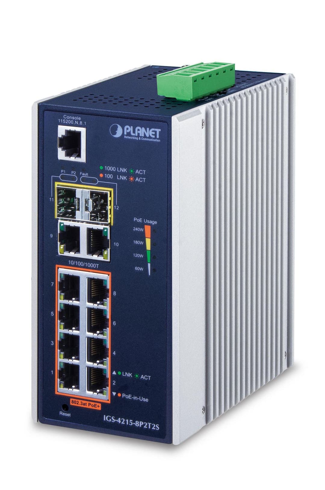 IP30 Industrial L2/L4 8-Port - Image 1
