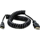 Atomos 19.68 /50cm Coiled Mini HDMI to Full Size HDMI Cable for Ninja Star Recorder thumbnail 1