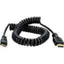 Atomos 19.68 /50cm Coiled Mini HDMI to Full Size HDMI Cable for Ninja Star Recorder thumbnail 2