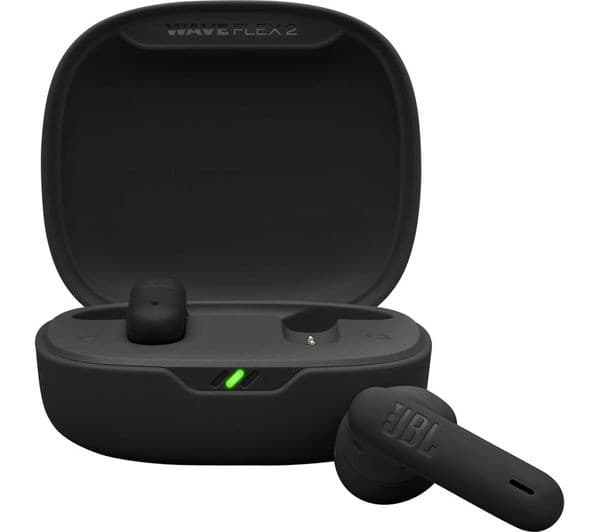 JBL Wave Flex 2 Wireless Bluetooth Earbuds - Black