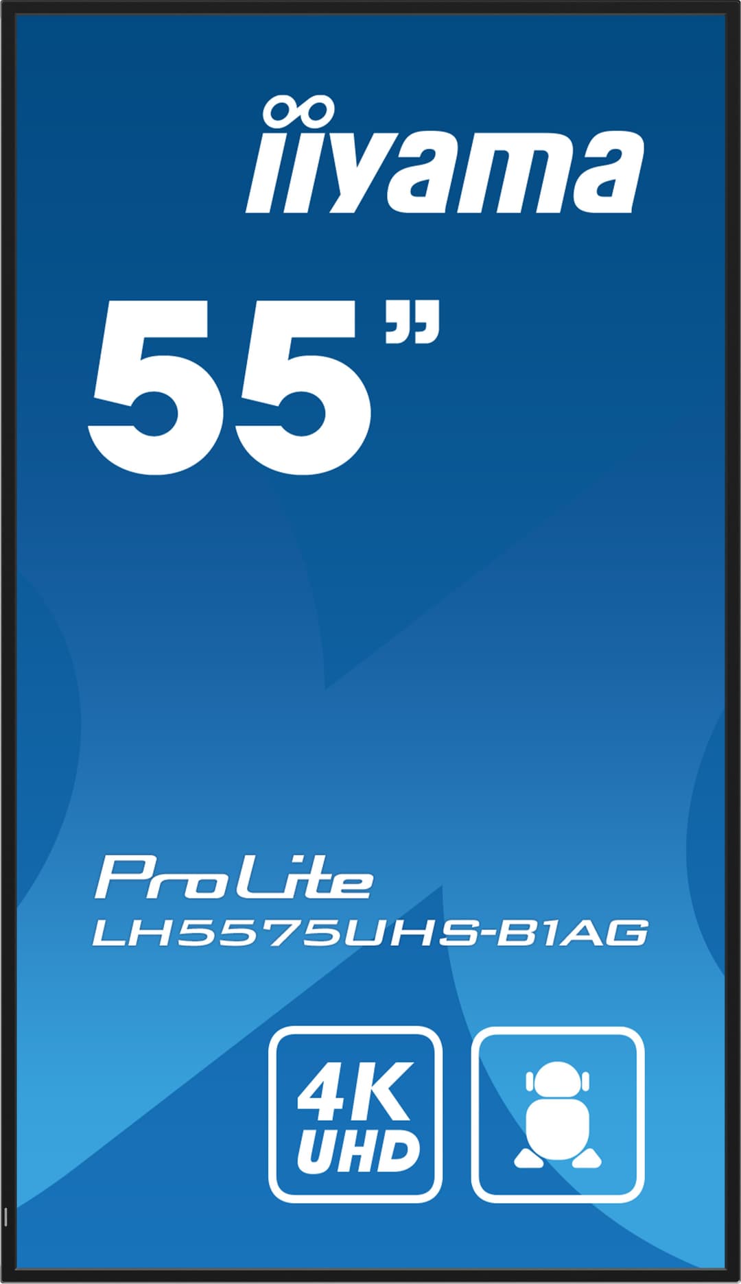 iiyama LH5575UHS-B1AG Signage Display Digital signage flat panel 138.7 cm (54.6") LCD Wi-Fi 500 cd/m² 4K Ultra HD Black Built-in processor Android 11 24/7 - Image 3