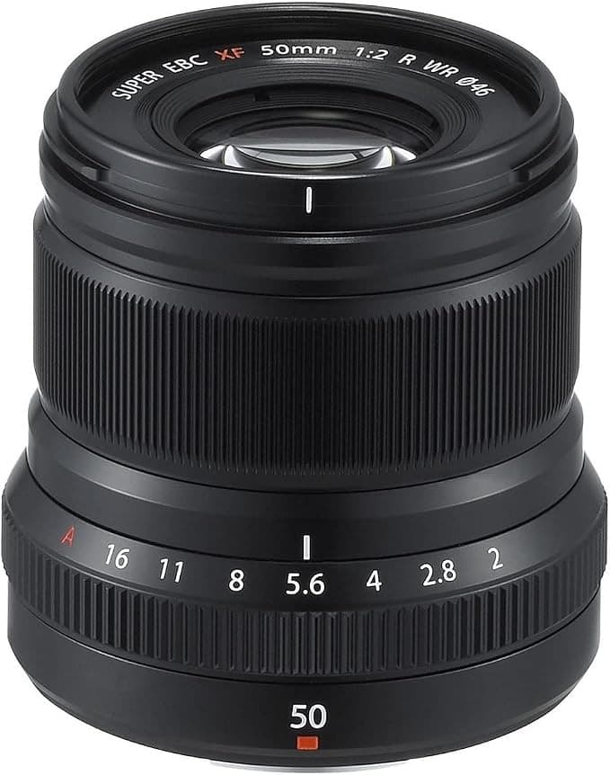 Fujinon XF50mmF2 R WR Lens for Fujifilm X Mount Cameras - Black - Image 1