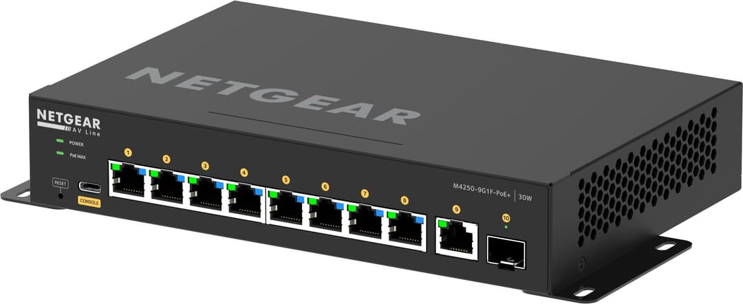 NETGEAR 8x1G PoE+ 110W 1x1G and 1xSFP Managed Switch - Image 2