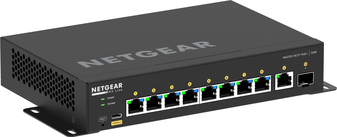 NETGEAR 8x1G PoE+ 110W 1x1G and 1xSFP Managed Switch - Image 3