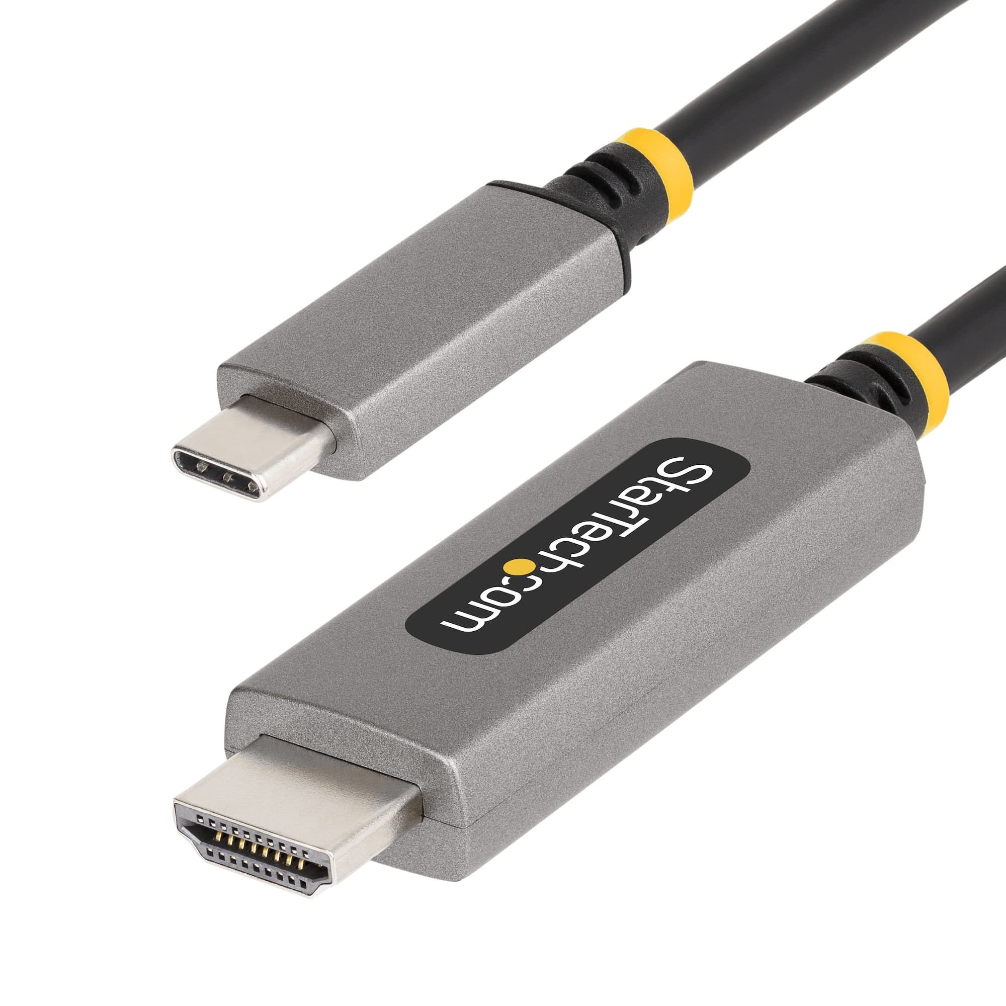 StarTech.com USB-C to HDMI 2.1 Adapter Cable, 8K 60Hz, 4K 144Hz, HDR10, DP Alt Mode/USB4/Thunderbolt 3/4 Compatible - 3m