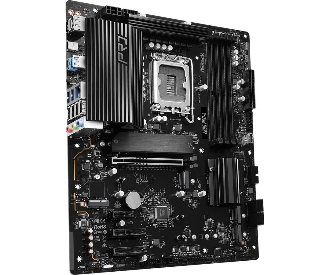 ASRock Z890 Pro-A Intel Z890 LGA 1851 (Socket V1) DDR5 ATX Motherboard - Image 3
