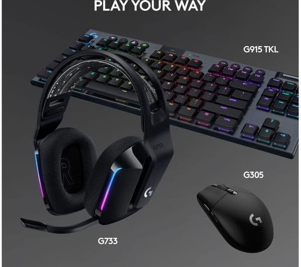 Logitech G733 Lightspeed Headphones Black - Image 8